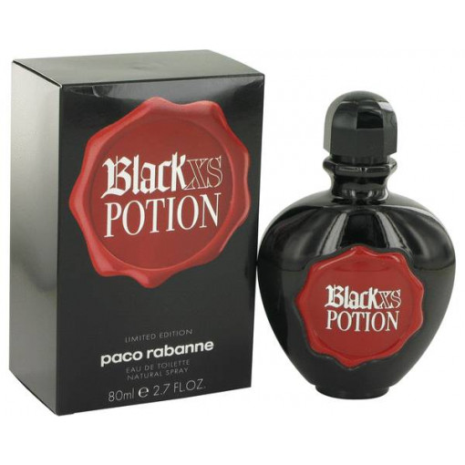 Black  Xs Potion Feminino  EDT - 80ml by Paco Habanne