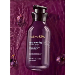 Loção  Nativa Spa Uva Merlot  -  400ml  by Oboticário